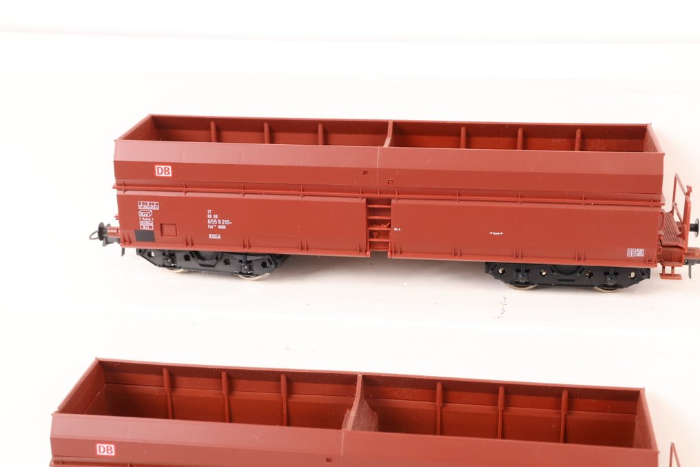 Piko H0 - 66056 - Τρένο μοντελισμού μεταφοράς εμπορευμάτων (3) - Τρεις αυτοαποσυρόμενοι, πρώην DR. - DB #3.2