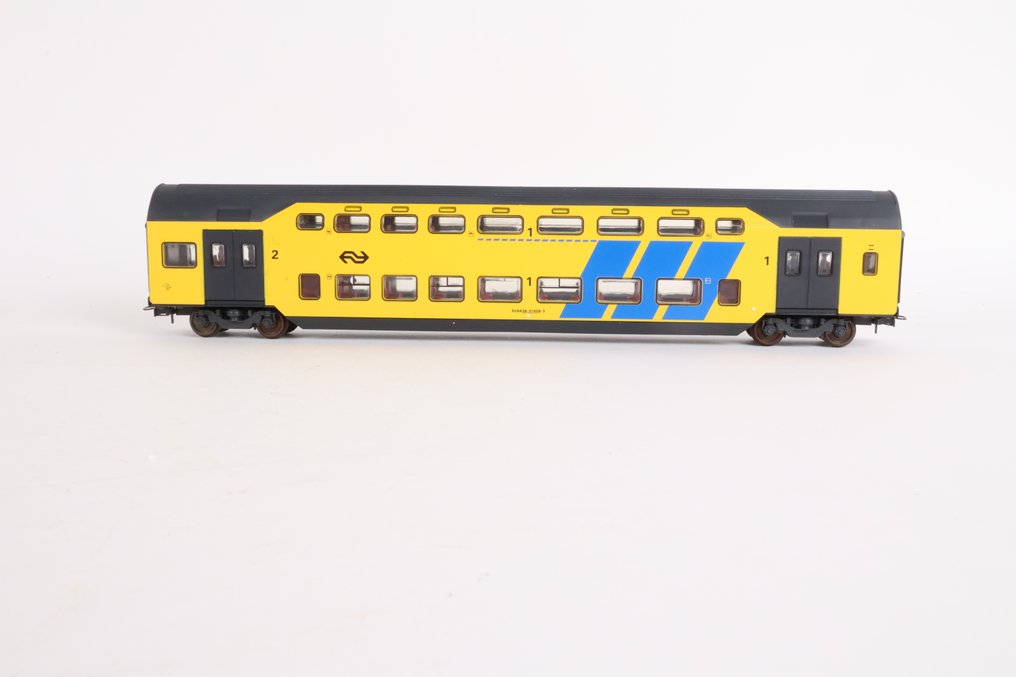 Lima H0轨 - L309124/87 - 模型火车客运车厢 (2) - DDM 车厢 一等/二等和二等车厢 - NS #2.1