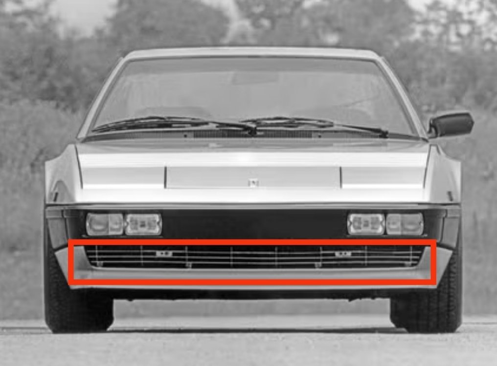 Ferrari Mondial 8 & QV Πρωτότυπο εμπρός Grill - Ferrari #4.3