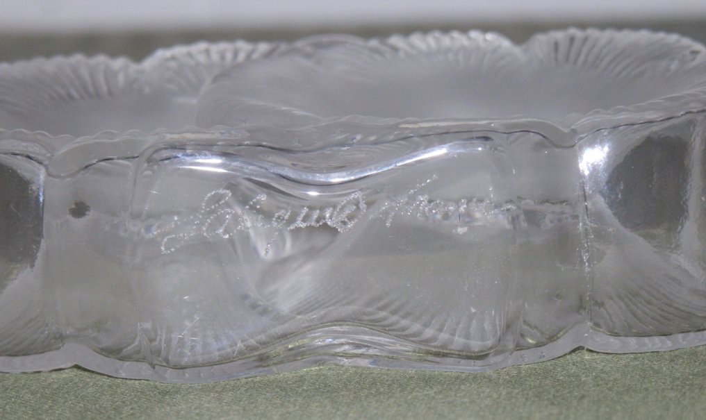 Lalique - Γλυπτό, Perfume bottle Deux Fleurs - Rene Lalique - 9 cm - Κρύσταλλο #2.1
