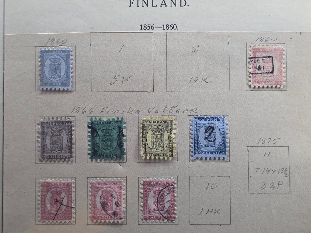 Finlanda 1860/1999 - Colecție într-un album #1.0