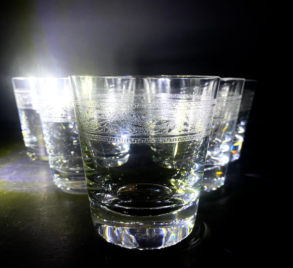 Baccarat - 饮料用具 (7) - 水晶 - 刻字威士忌杯 #1.0