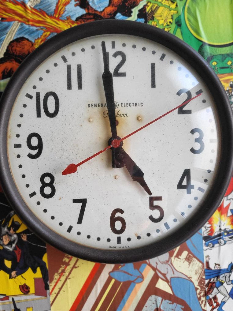Telechron, 画钟 - General électric -  Industrial 人造树胶 - 1940-1950 - 通用电气时钟 #1.0