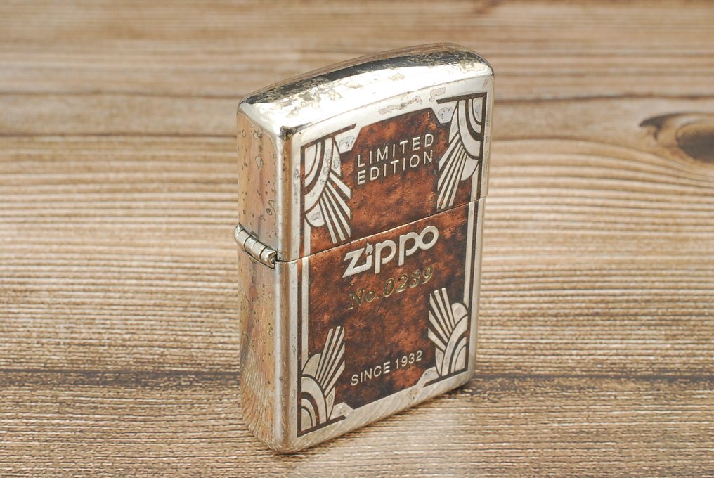 Zippo - Limited Edition Oil Lighter - Accendino tascabile - Placcato argento #2.1