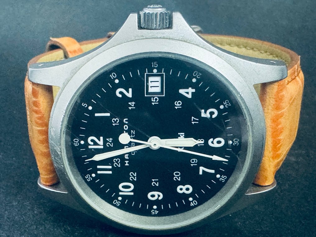Hamilton - Khaki - Zonder minimumprijs - 9821C - Heren - 1990-1999  #2.1