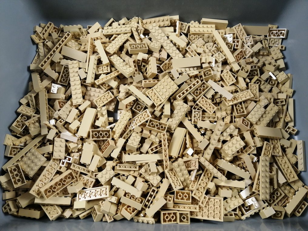 LEGO - geen serie - 02 Partij van 1000 Tan bouwstenen - 2010-2020 #1.0