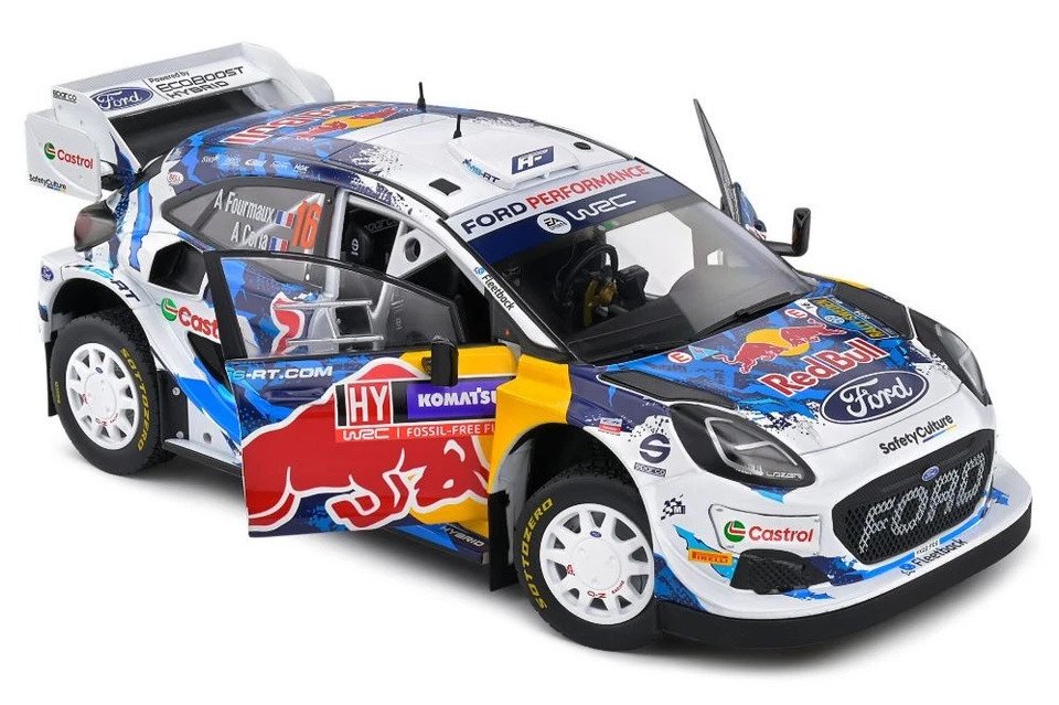 1:18 - Modell autó - Ford Puma Rally1 WRC Red Bull #1.0