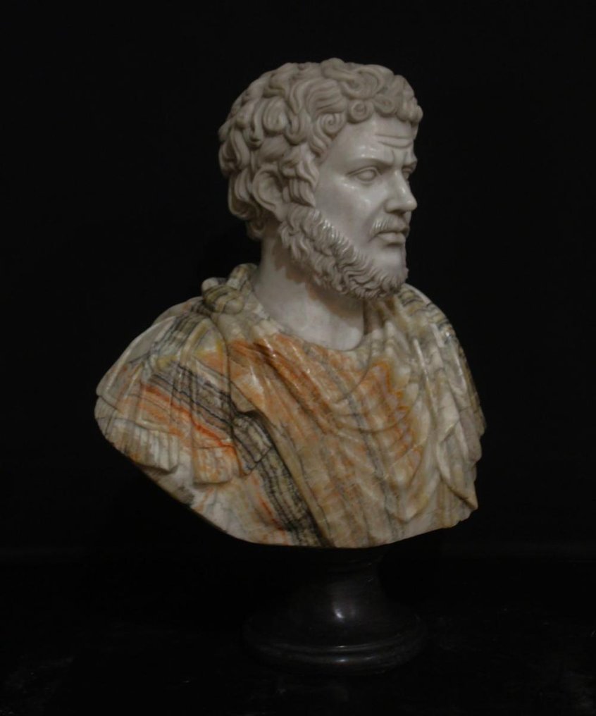 Scultura, Busto di Imperatore, pregiato Onice - 73 cm - Marmo, Onice #4.3