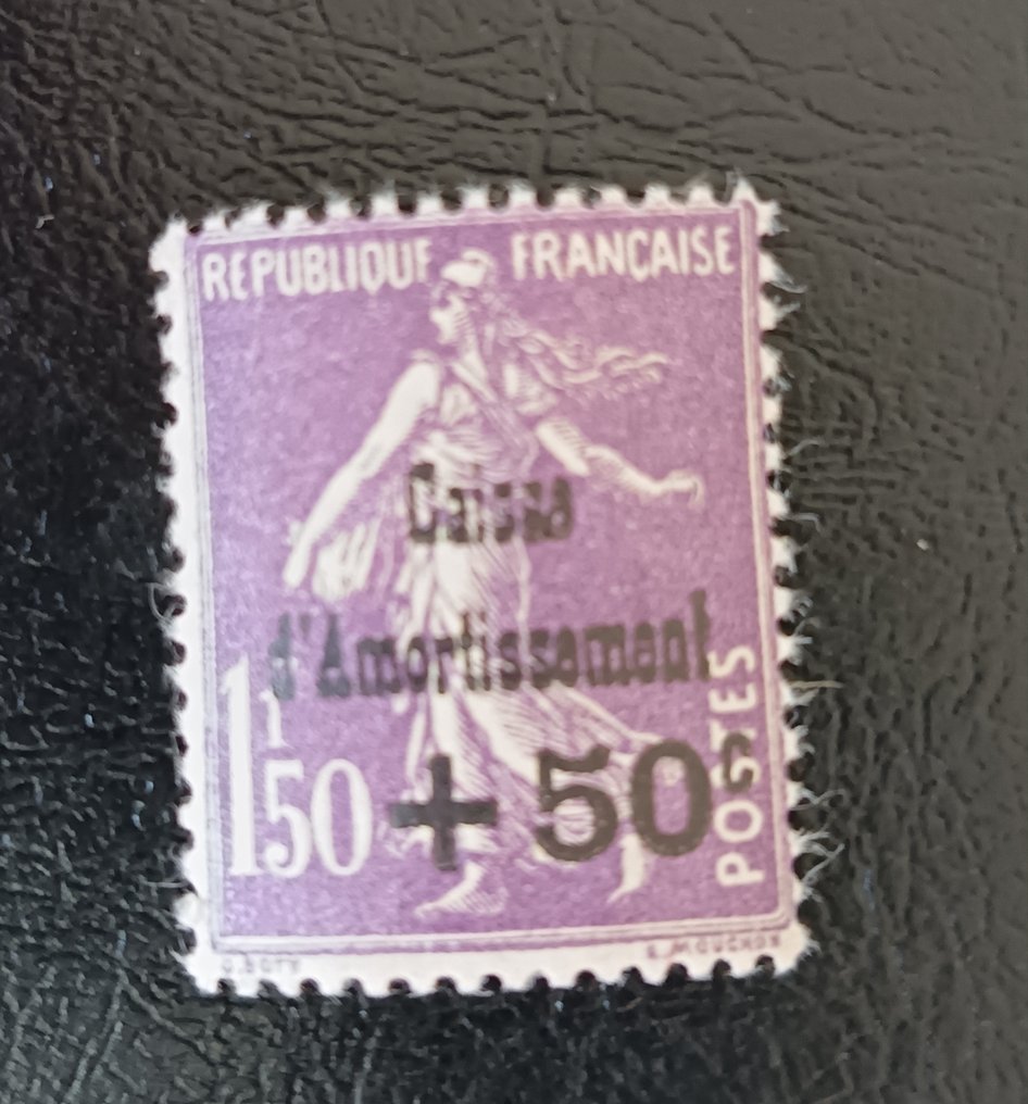 法国 1931/1928 - 最后两批系列以及折旧基金的编号252和256。 #4.3