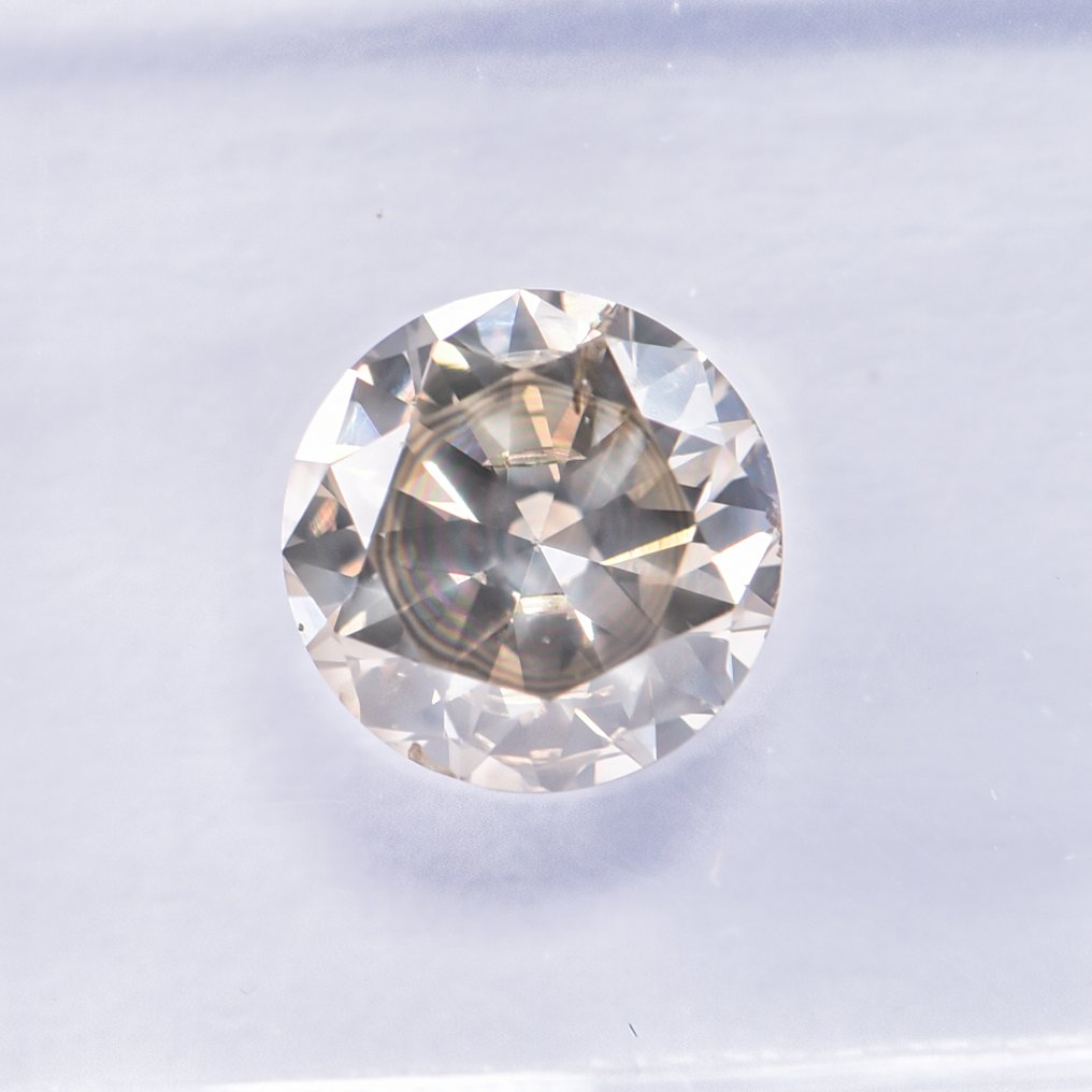 Ei pohjahintaa - 1 pcs Timantti  (Luonnonvärinen)  - 1.18 ct - Pyöreä - Fancy Harmahtava, Rusehtava Keltainen - SI2 - Kansainvälinen gemologinen instituutti (IGI) - VG #3.2