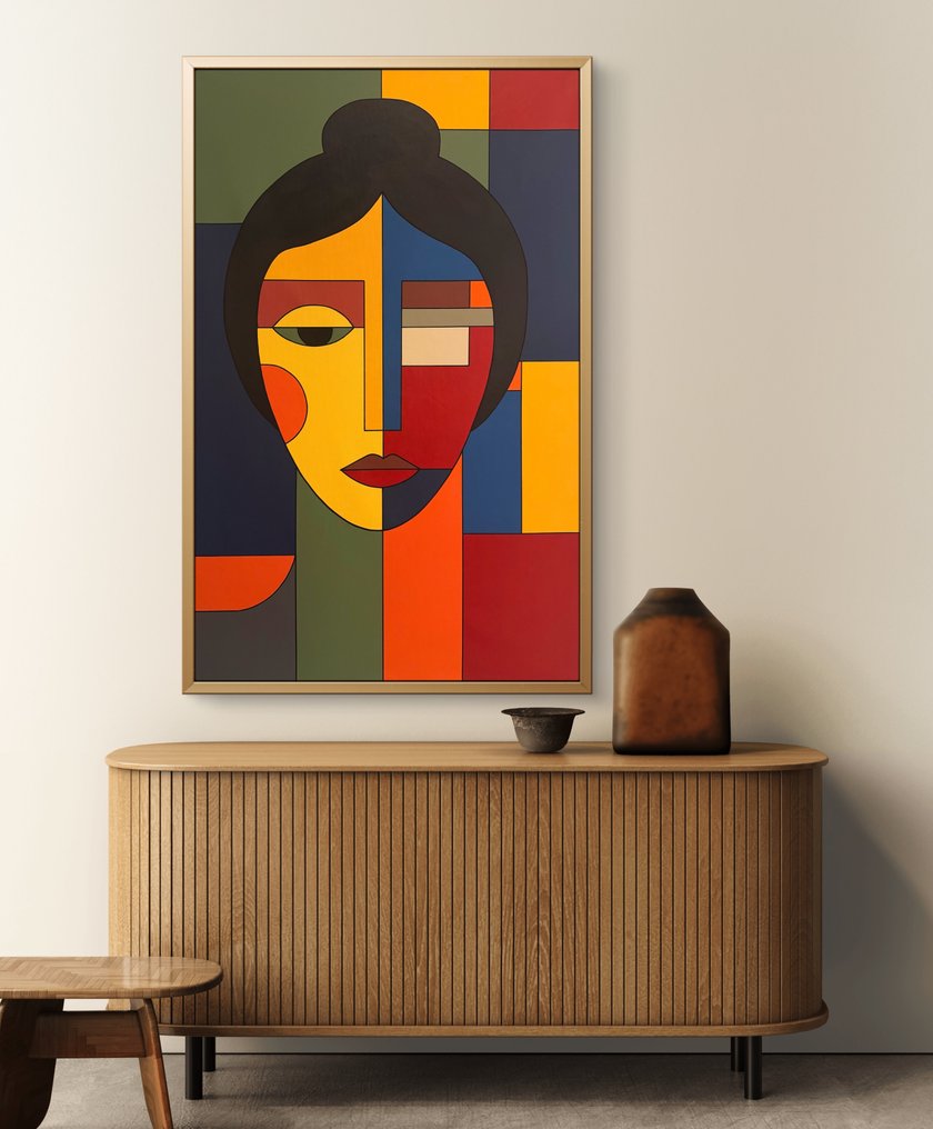 Marcel Mendez - Fragmented Face #8 -XL- (No Reserve) #2.1