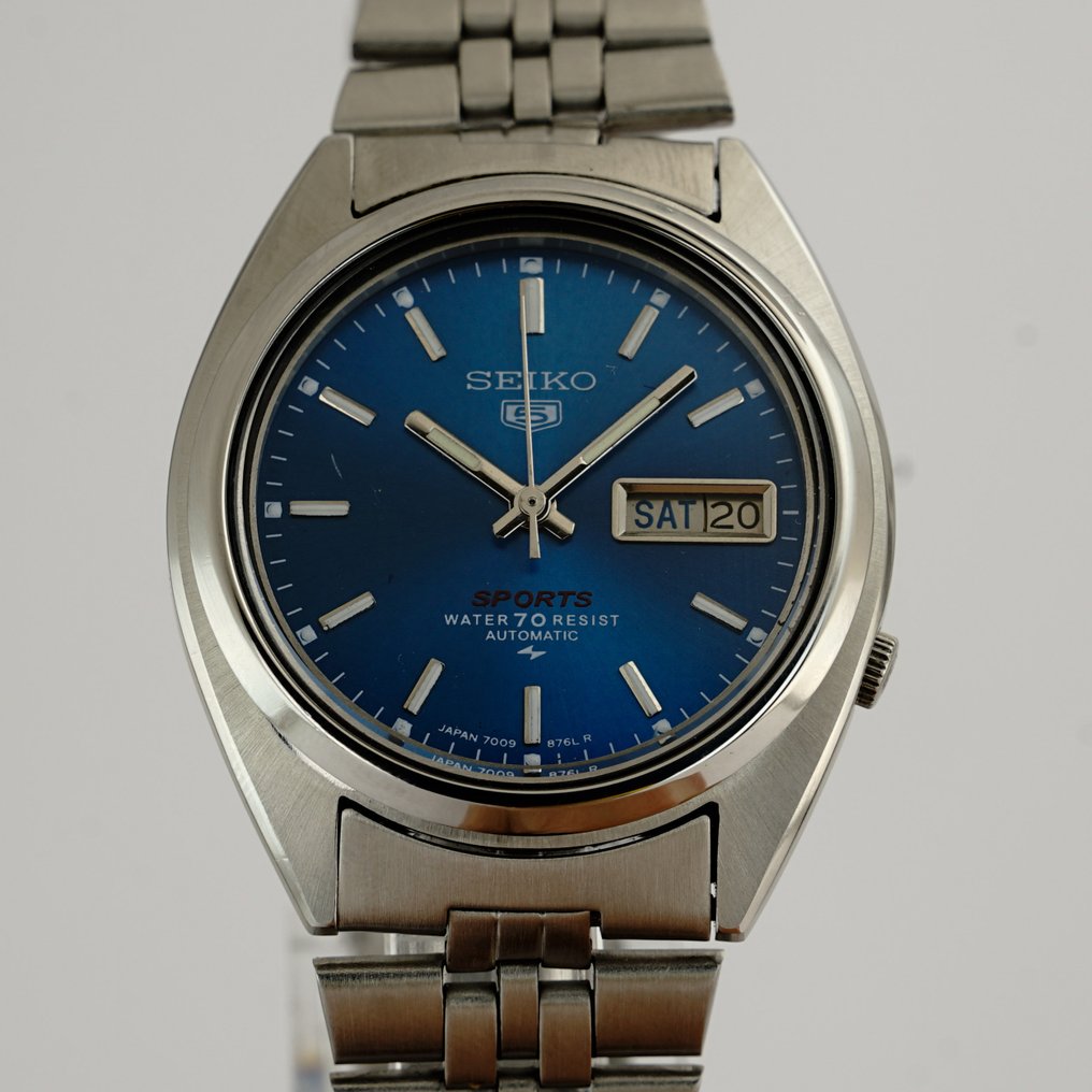 Seiko - Seiko 5 Automatic Day-Date - χωρίς τιμή ασφαλείας - 7009-8740 - Άνδρες - 1970-1979  #1.0