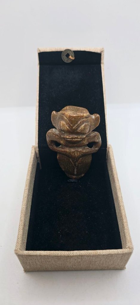 古新石器时代的巫师偶像 - 无底价 - 古玉 - 护身符 - 护身符 - 新石器时代巫师偶像 #3.2