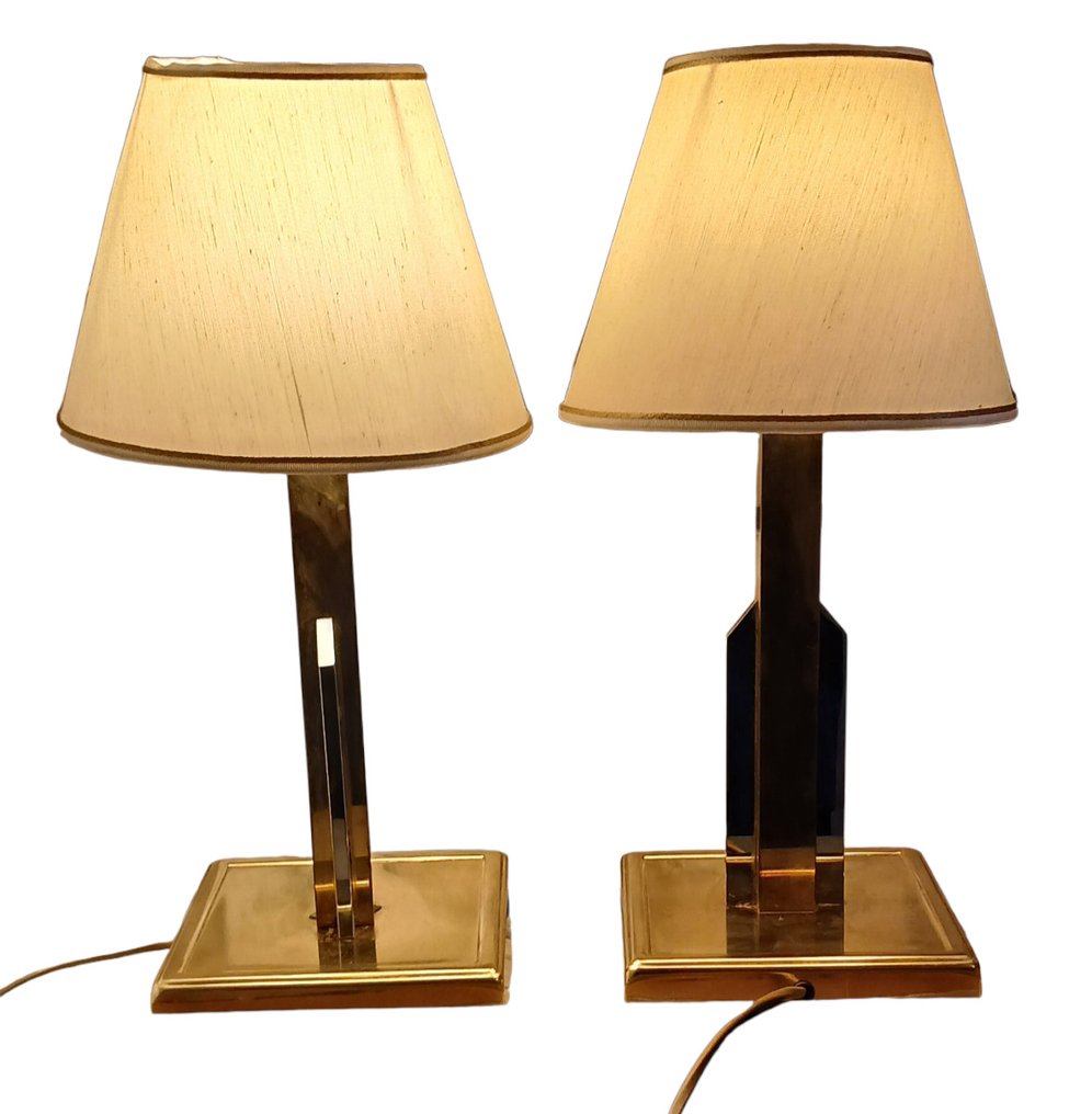 Hans Agne Jakobsson - Lampe de table (2) - Laiton doré #1.0