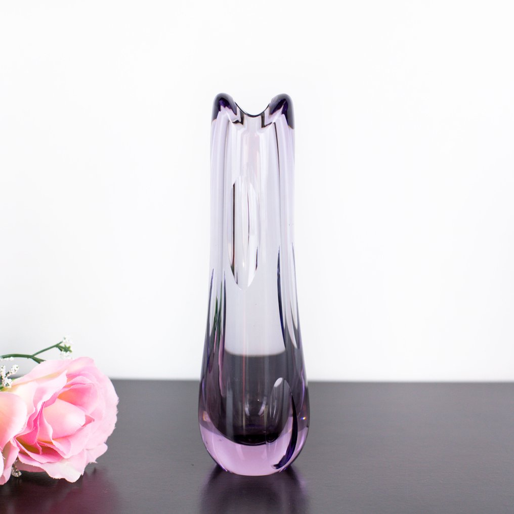 Vintage Alexandrite Glass - Βάζο  - Γυαλί #1.0