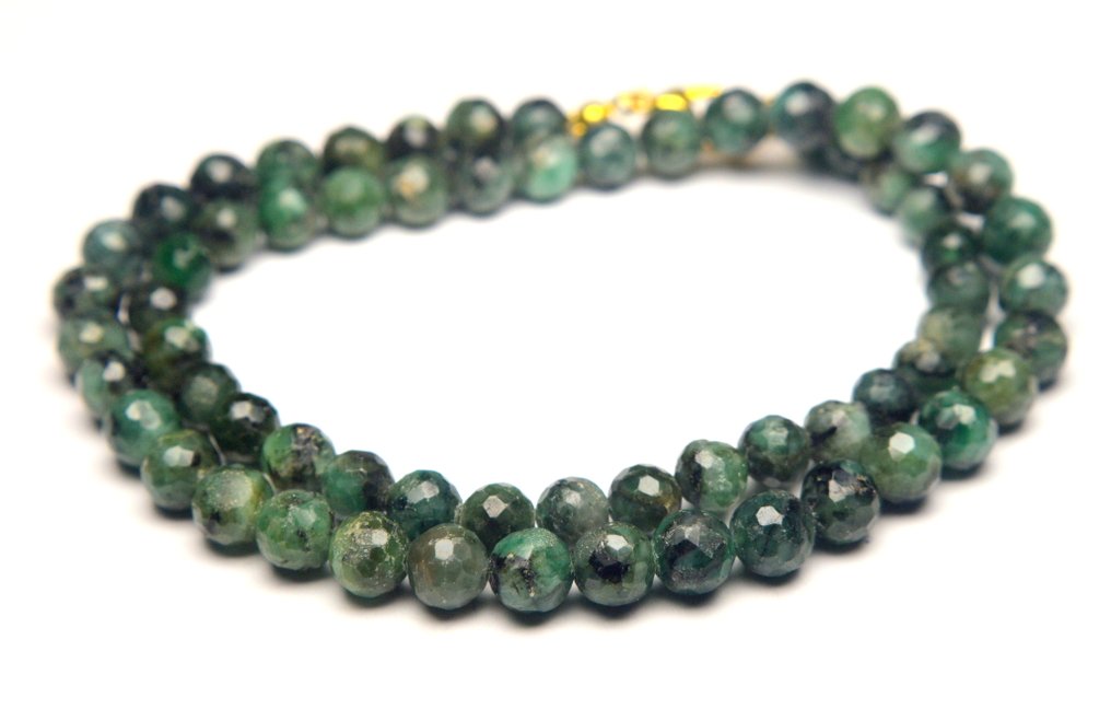 Émeraude - Green Emerald - 31,1 g - Collier #1.0