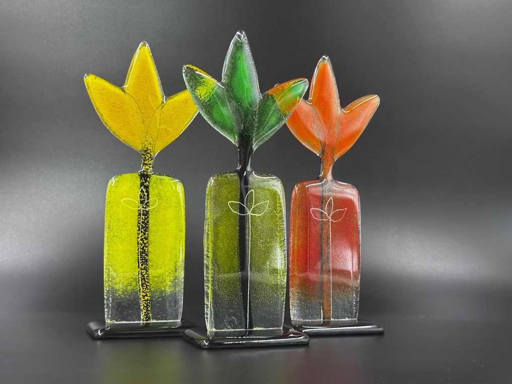 Studio Habrat - Figurine - Meadow Flowers (3) - fusing #1.0