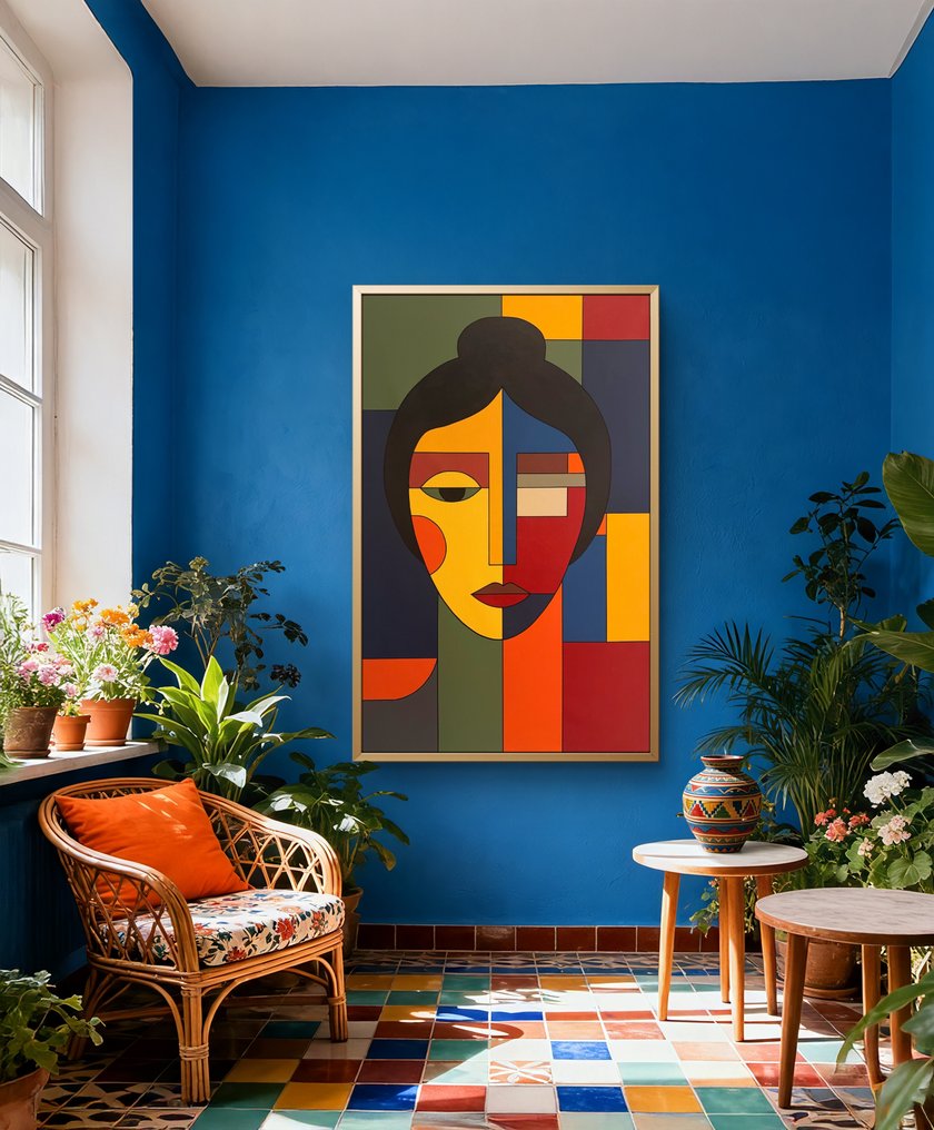 Marcel Mendez - Fragmented Face #8 -XL- (No Reserve) #1.0