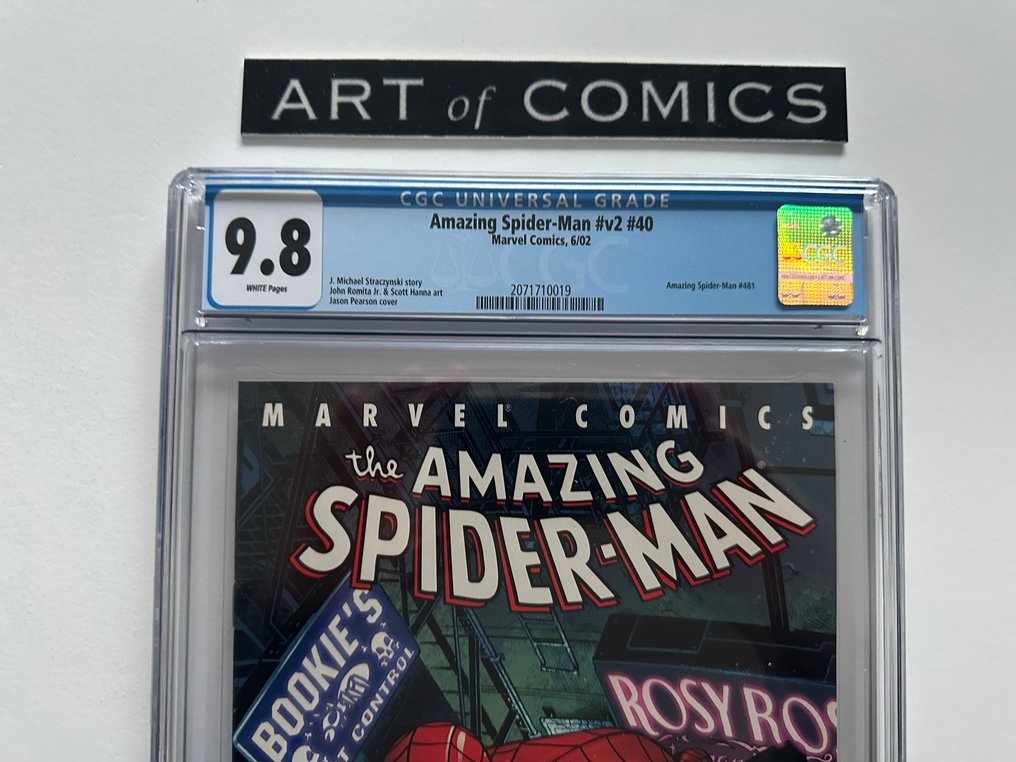The Amazing Spider-Man Vol #2 #40 - CGC 9.8 - 1 Graded comic - EO - 2002 #2.1