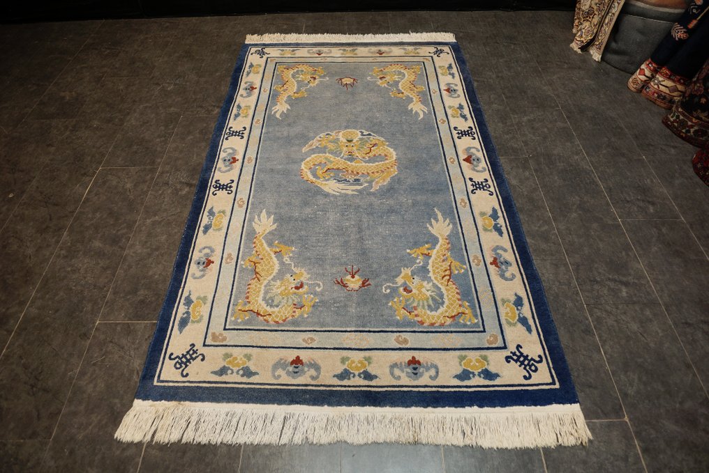 Κινεζικό μοτίβο δράκων - Χαλί - 245 cm - 158 cm #1.0