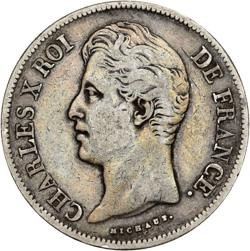 France. Charles X. 5 Francs 1829-A, Paris  (No reserve price) #1.0