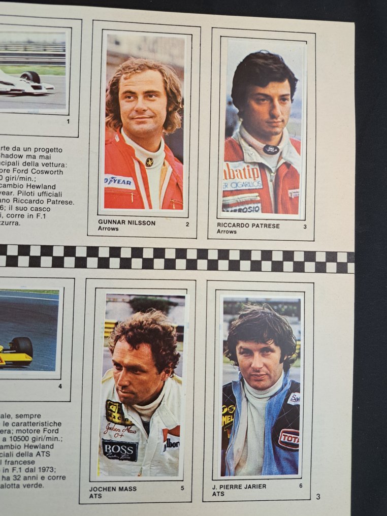Autogrill - Raccolta Figurine G.P. "Formula 1" 1978 - 1 Ολοκληρωμένο άλμπουμ - Excellent (EX) #1.0
