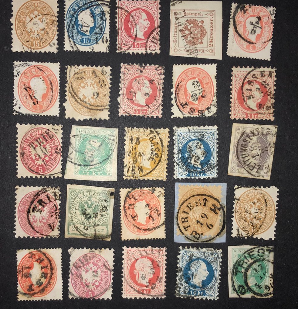 Αυστρία 1850/1867 - Αυστρία 1850/1867, υπερβολική χρήση μετοχών, υψηλός κατάλογος. #3.2