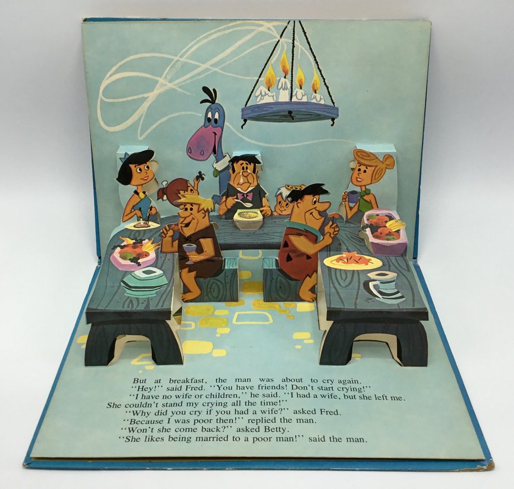 Hanna-Barbera - The Flintstones - Pop-Up Boek - 1974 #3.2