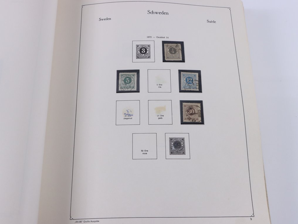 Suède 1872/1988 - Collection à partir de classique #4.3