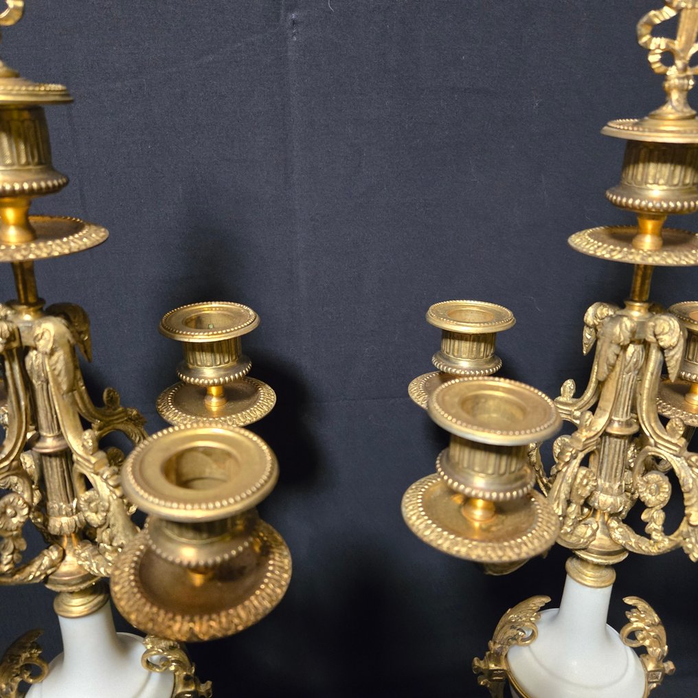 燭台 (2) - 铜鎏金 - 青铜烛台 #4.3