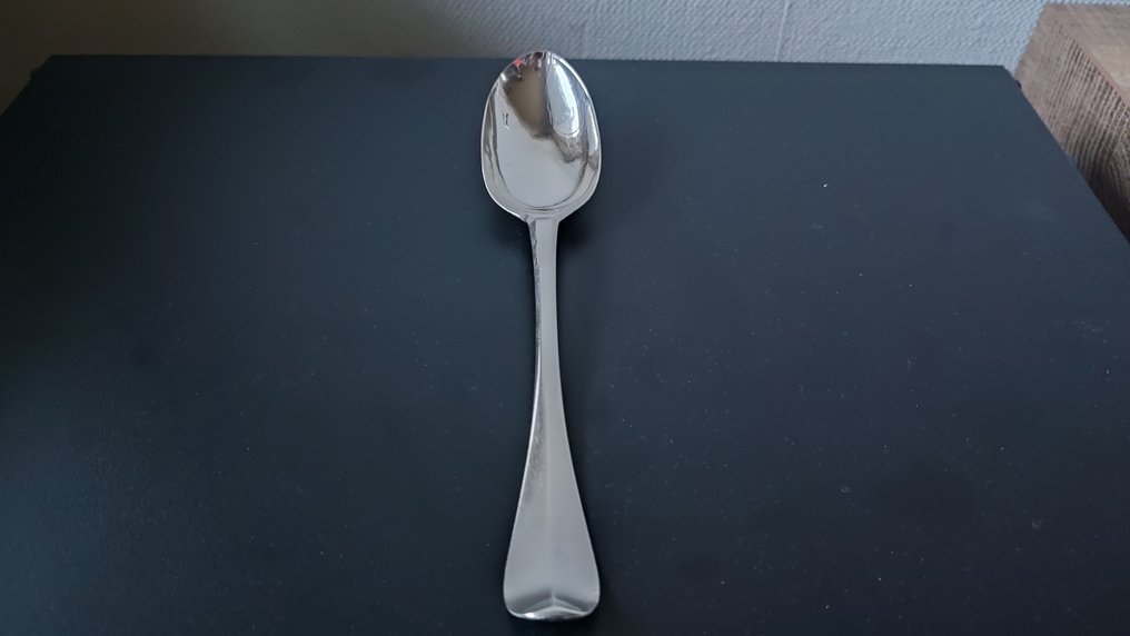 Johan Diederik Sluyter-Amsterdam-1748 - Tafellepel - Κουτάλι - .934 ασήμι #1.0