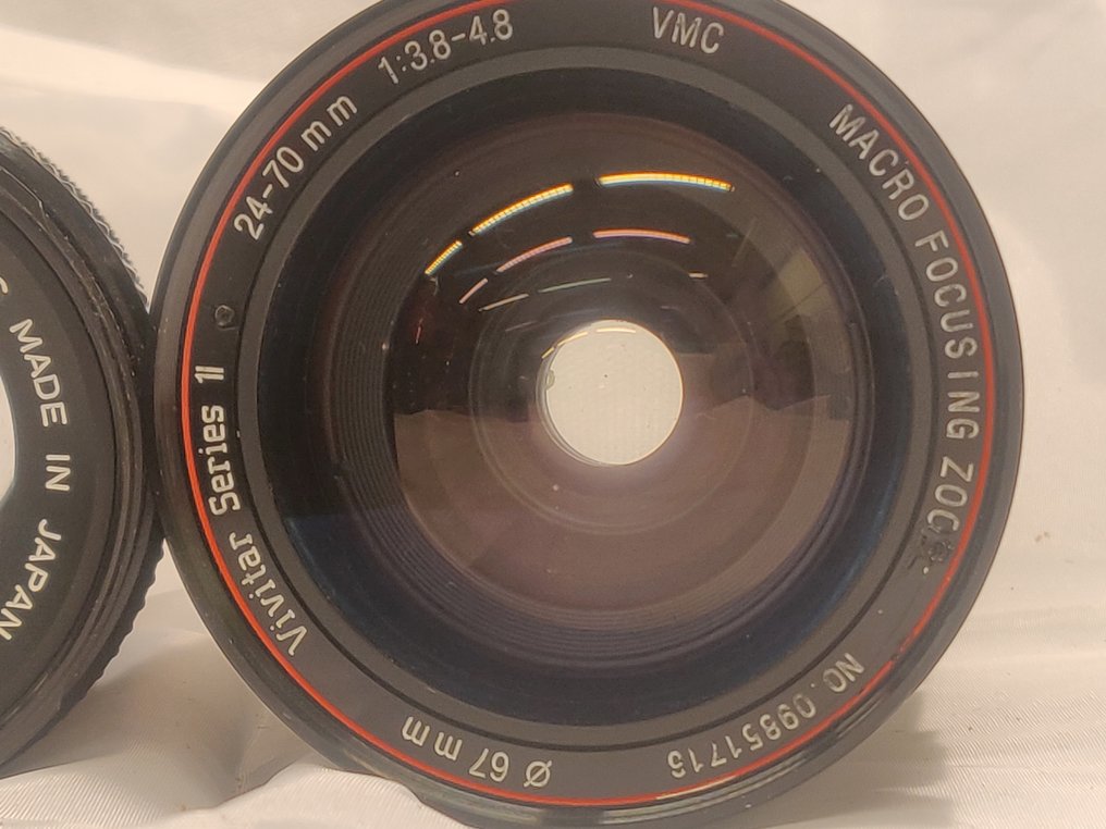 Canon, Vivitar FD 3,5/135mm Tele + 3.8-4.8/24-70mm Objectif à focale variable #2.1