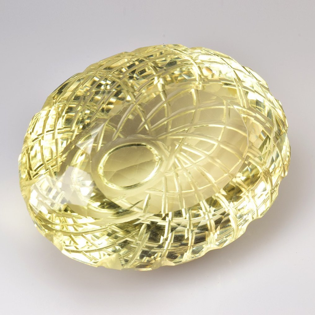 没有保留价 - 1 pcs  黄色 黄水晶  - 98.37 ct - 安特卫普宝石检测实验室（ALGT） #1.0