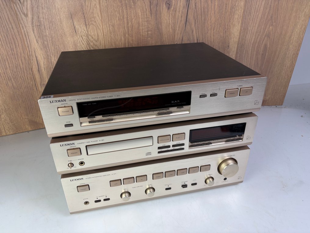 Luxman - A-371 Amplifier - D-351 CD Player - T-351L Tuner Stereo set #4.3