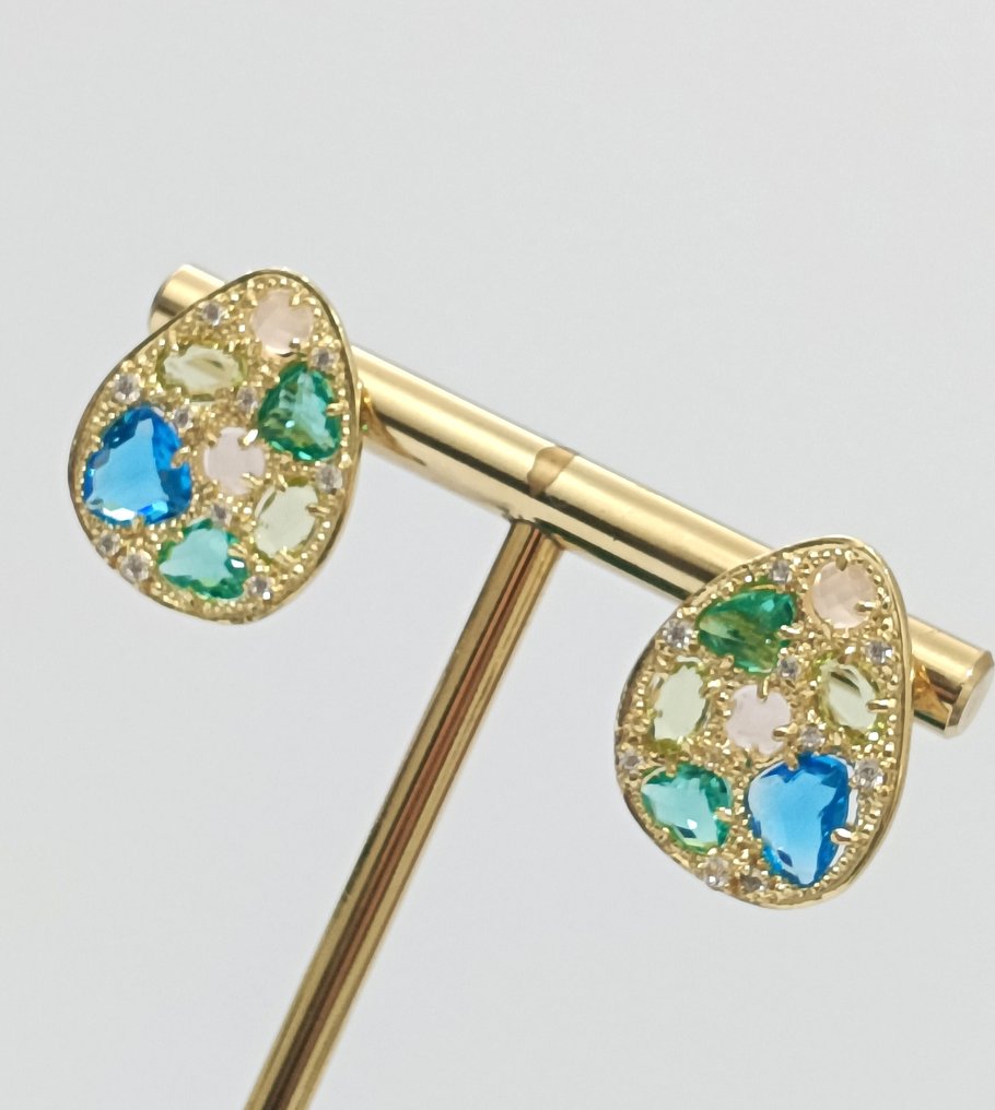 χωρίς τιμή ασφαλείας - Σκουλαρίκια Ασημί Διάφοροι πολύτιμοι λίθοι - Διάφοροι πολύτιμοι λίθοι #3.2