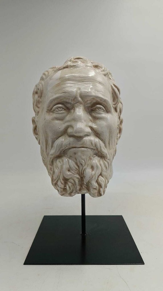 Sculpture, Michelangelo Buonarroti - 34 cm - Marble dust #1.0