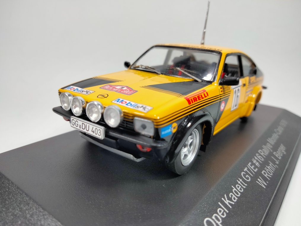 Replicars 1:43 - Αγωνιστικό αυτοκίνητο μοντελισμού - Opel Kadett GT/E #16 - Röhrl, Berger (1976) #1.0