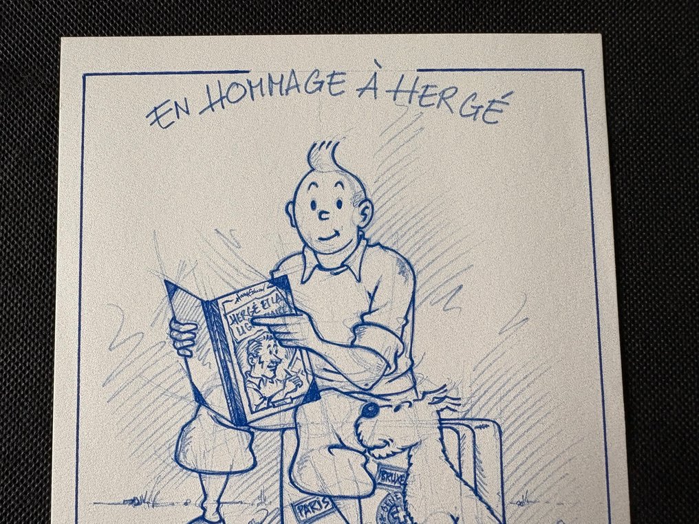 Tintin - Lithographie - illustration Tintin - 1 光刻 - 2007 #3.2