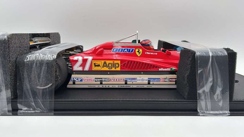 GP Replicas 1:12 - Model car - Ferrari 126 C2 Villeneuve Belgian GP Zolder 1982 - (cod.B46) #3.2