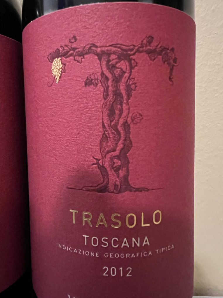 2012 Villa Trasqua, Trasolo Merlot - Super Tuscans - 2 Pullot (0.7 L) #2.1