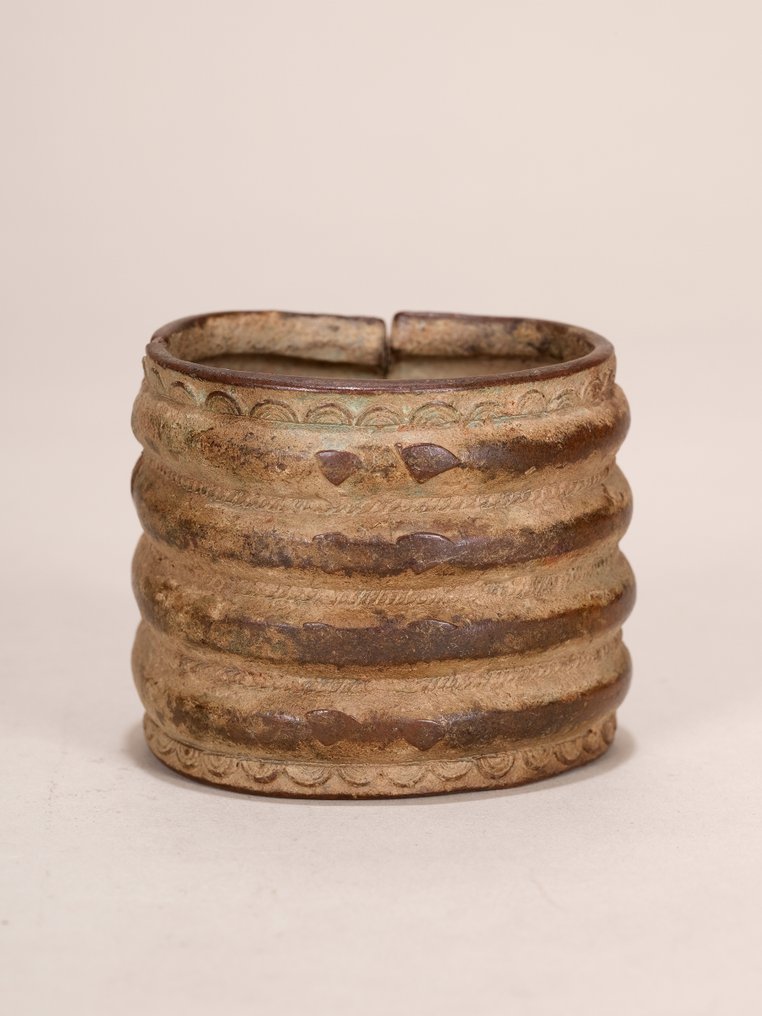 Χάλκινο βραχιόλι, αποδίδεται στους λαούς Baule, Ακτή Ελεφαντοστού. - Baule - Ακτή Ελεφαντοστού  (χωρίς τιμή ασφαλείας) #1.0