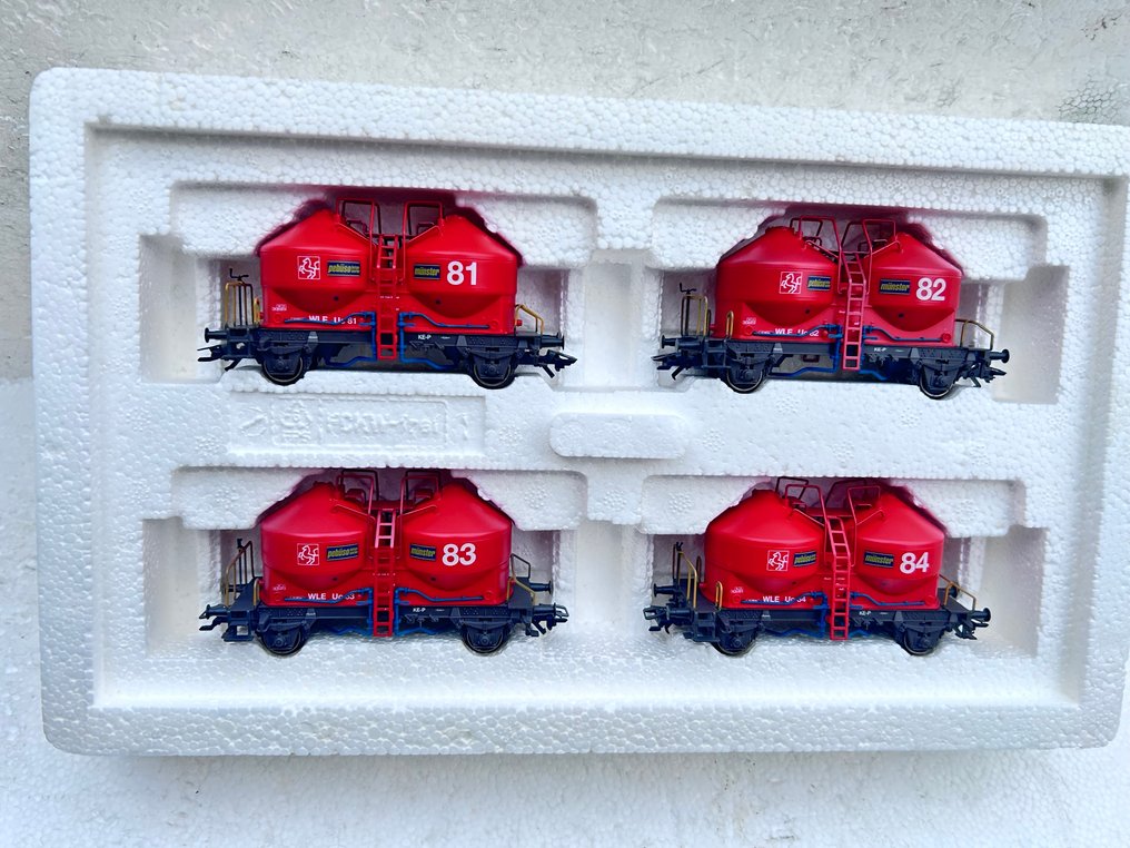 Märklin H0 - 4510 - Model train freight wagon set (1) - Wagon set 'Silowagen WLE' - wle #1.0