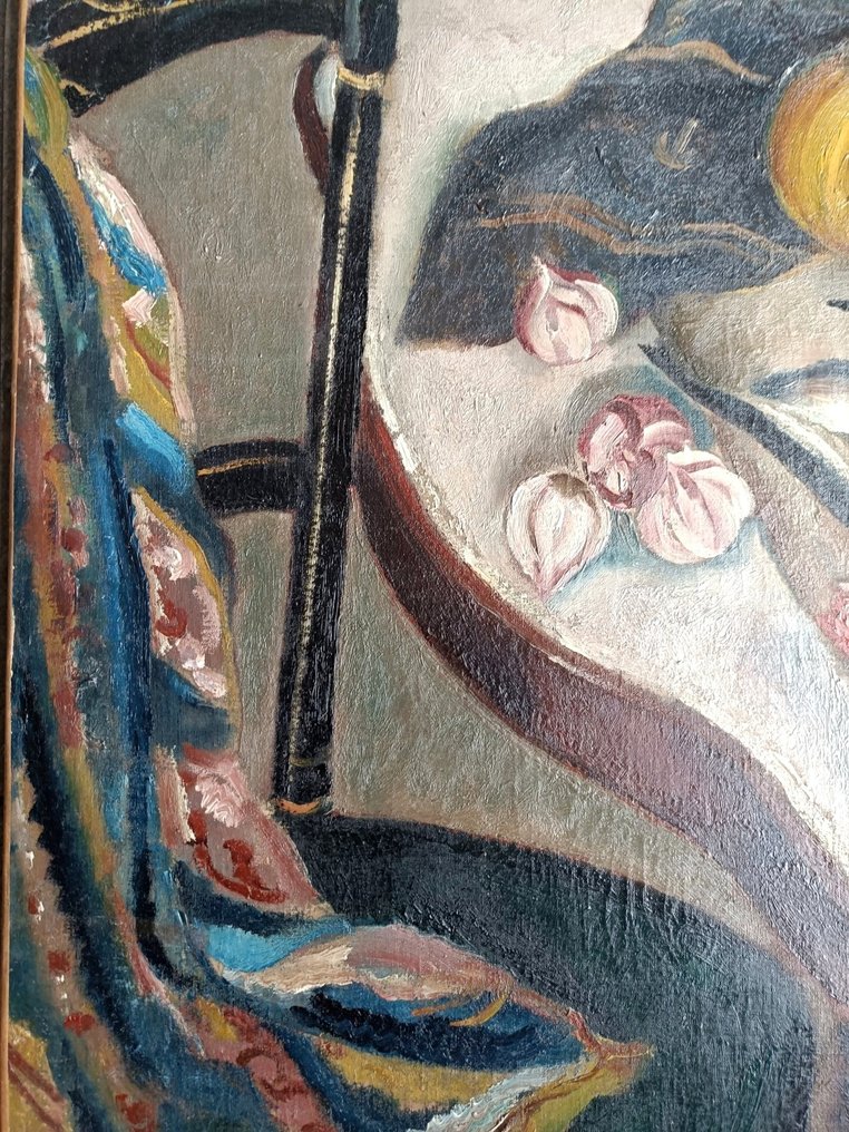 Théodore Stravinsky (1907-1989) - Natura Morta con Pesci e Tessuti #4.3