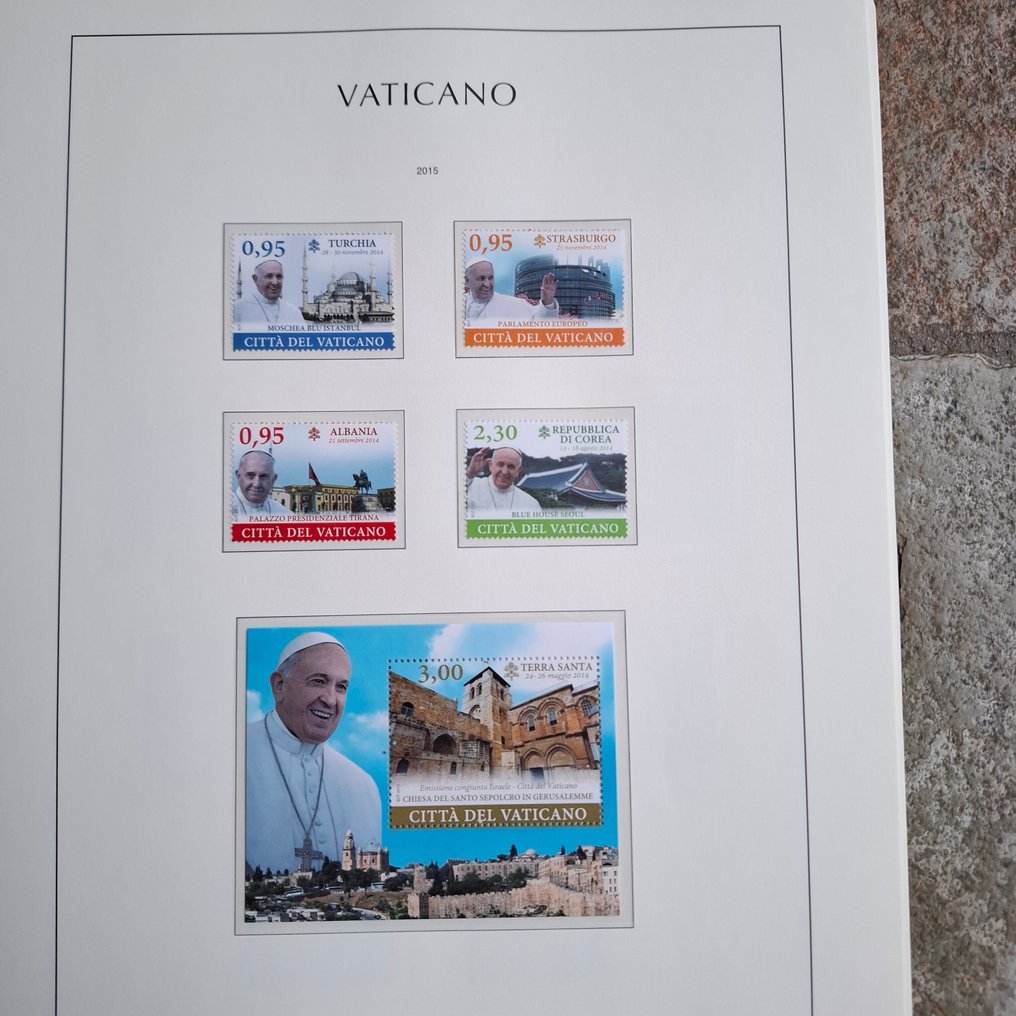 Βατικανό 2015/2016 - Ολοκληρωμένη συλλογή σε φύλλα προτύπων Lighthouse. - Michel 1827/1888 und Block 48/52. #3.2