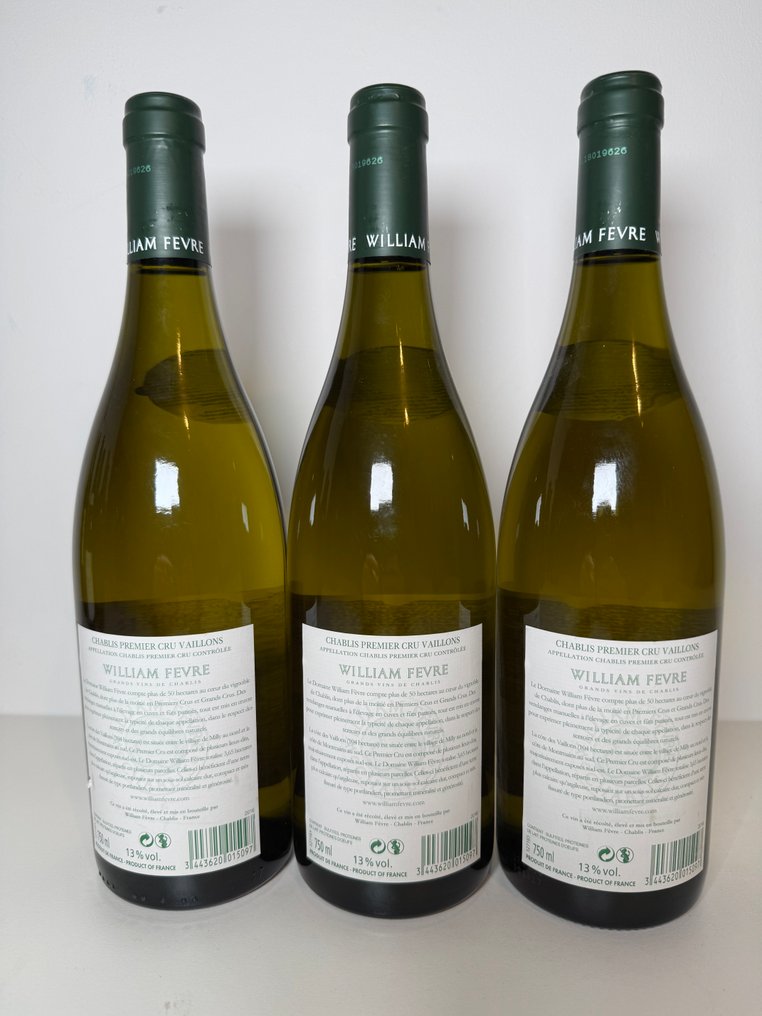 2016 Domaine William Fèvre "Vaillons" - Chablis 1er Cru - 3 Bottles (0.75L) #4.3
