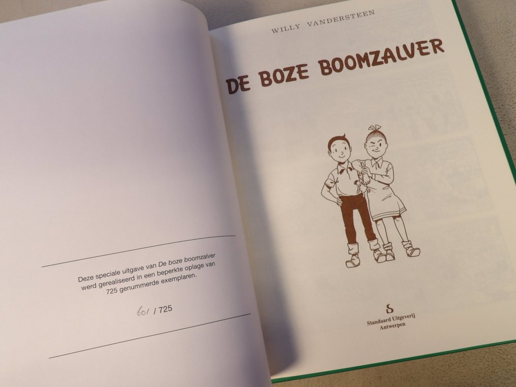 Suske en Wiske - De Boze Boomzalver - Luxe HC met linnen rug - 1 Album - Primeira edição - 2001 #3.2