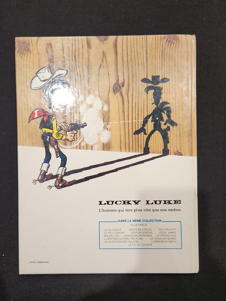 Lucky Luke T46 - Le Fil qui chante + dédicace - C - 1 Album - Első kiadás - 1977 #3.2