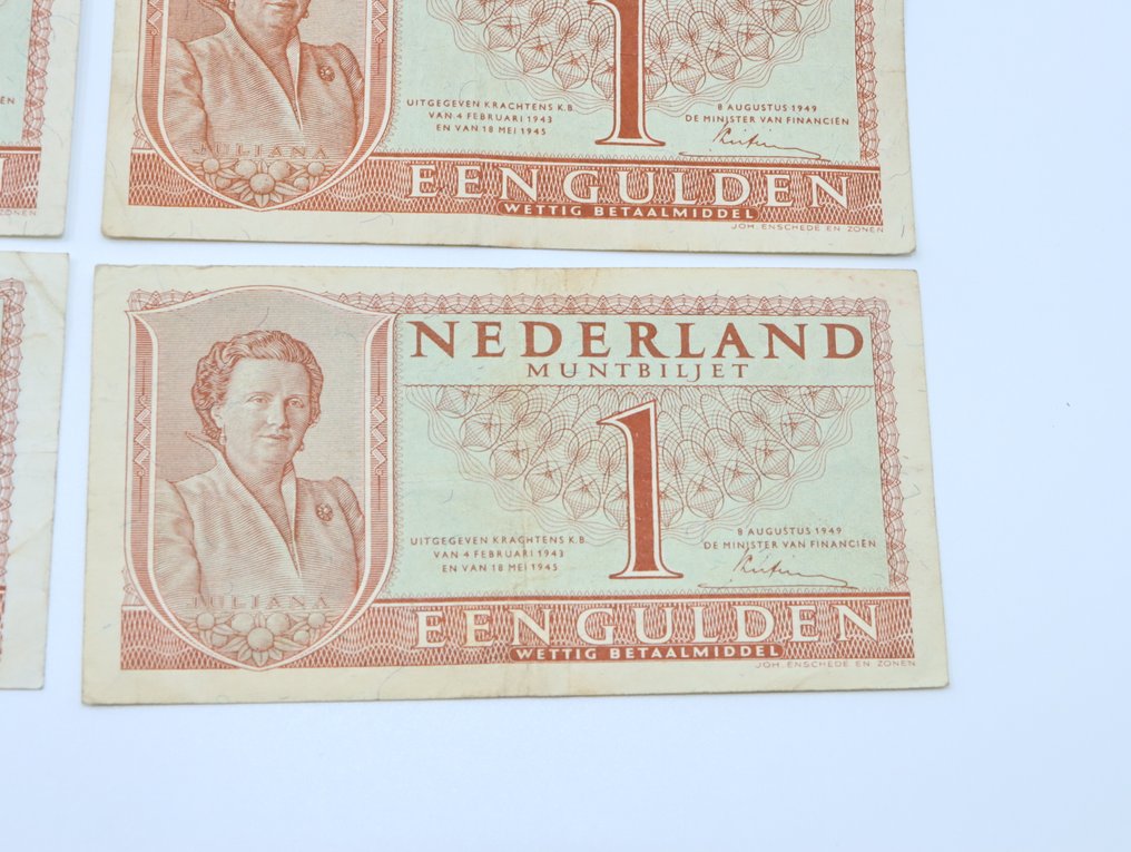 Netherlands. - 30 x 1 Gulden - 1949 - Juliana - Pick 72  (No reserve price) #3.2