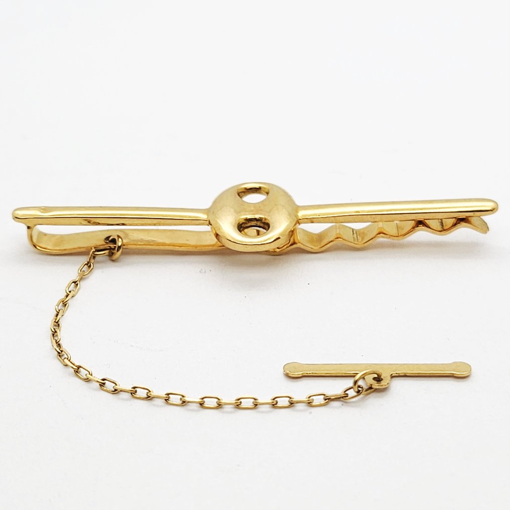 Slipseklemme - 18 kraat Gulguld #1.0