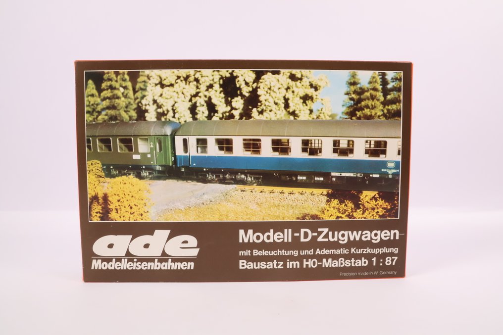 ADE H0 - B-5011-5 - Model train passenger carriage (1) - Light railcar, second class, type Bcüm - DB #1.0